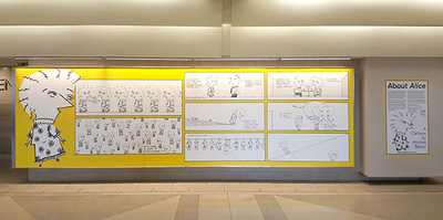 Alice at the Philadelphia International Airport - terminal C