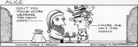 "Santa Takes A Break"