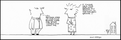 Alice Cartoons© -"You Better Make Up Your Mind"